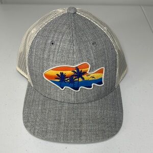 Local Crowns Mens Fish Collection Tropical Views Trucker Snapback Hat